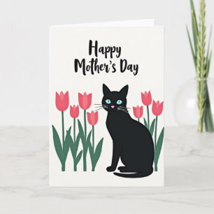 Tarjeta del Día de la Madre Aqua Eyes
