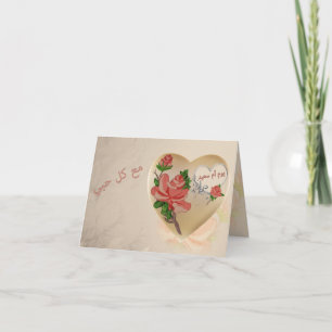Tarjeta del Día de la Madre Árabe estilo Rosa Vint