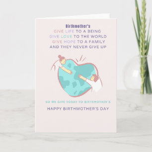 Tarjeta del Día de la Madre Biológica