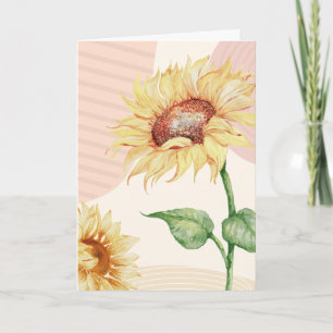 Tarjeta del Día de la Madre Biológica estilo Boho 