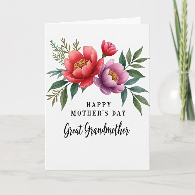 Tarjeta del Día de la Madre Blossom (Anverso)