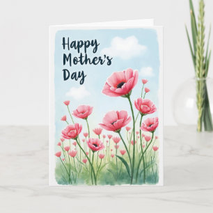 Tarjeta del Día de la Madre Blossom Field