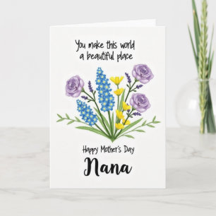 Tarjeta del Día de la Madre Bright Spring