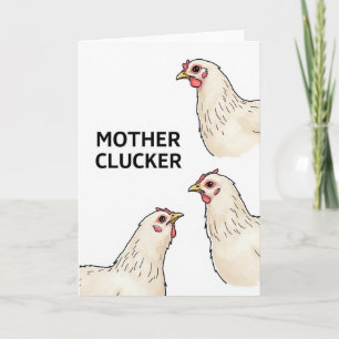 Tarjeta del Día de la Madre Clucking Good
