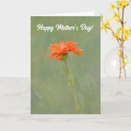 Tarjeta del Día de la Madre con Arte de Flor Anara