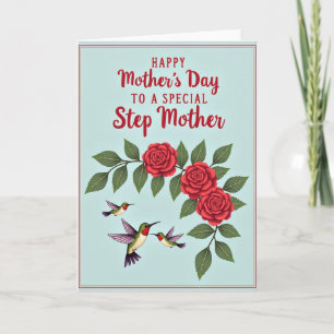 Tarjeta del Día de la Madre con canto de pájaros