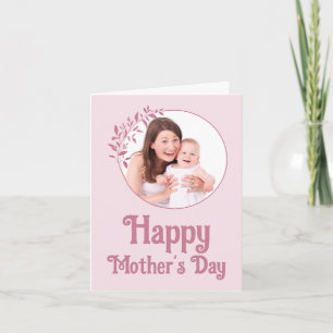 Tarjeta del Día de la Madre con collage fotográfic