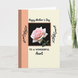 Tarjeta del Día de la Madre con Enredaderas Floral
