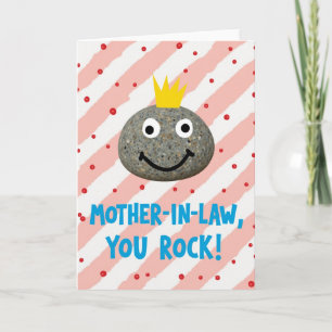 Tarjeta del Día de la Madre con Figura de Piedreci