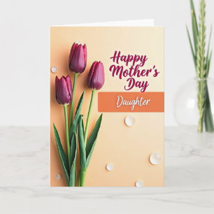 Tarjeta del Día de la Madre con Flor de Ciruelo
