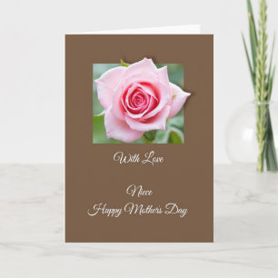 Tarjeta del Día de la Madre con Flores de Lunares