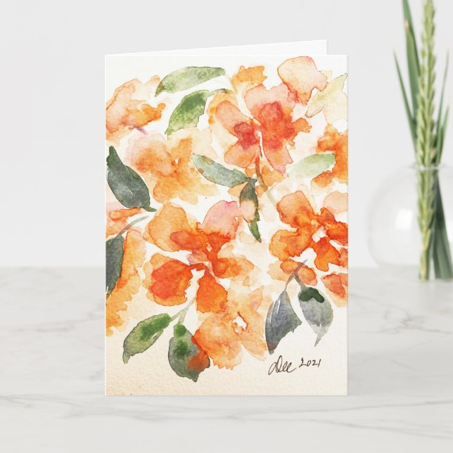 Tarjeta del Día de la Madre con flores de sol (Anverso)