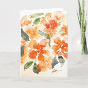 Tarjeta del Día de la Madre con flores de sol