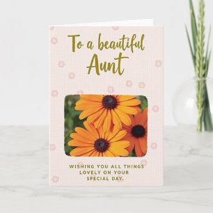 Tarjeta del Día de la Madre con Foto Floral