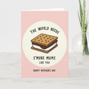 Tarjeta del Día de la Madre con Galletas Dulces