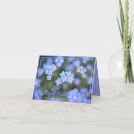 Tarjeta del día de la madre con hermosas flores no