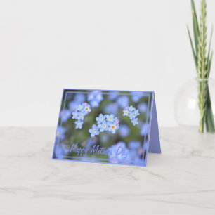 Tarjeta del día de la madre con hermosas flores no