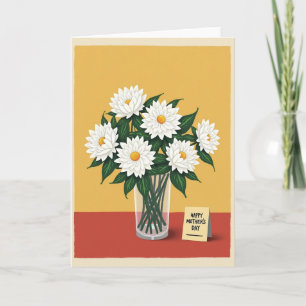 Tarjeta del Día de la Madre con Letras a Mano