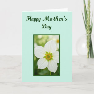 Tarjeta del Día de la Madre con Marco Esmeralda