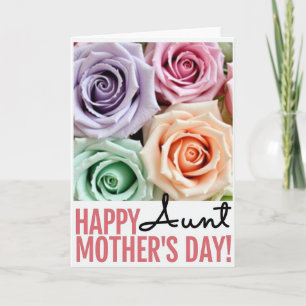 Tarjeta del Día de la Madre con Pastel