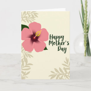 Tarjeta del Día de la Madre con Pétalos de Color R
