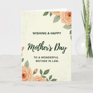 Tarjeta del Día de la Madre con Tipografía Elegant