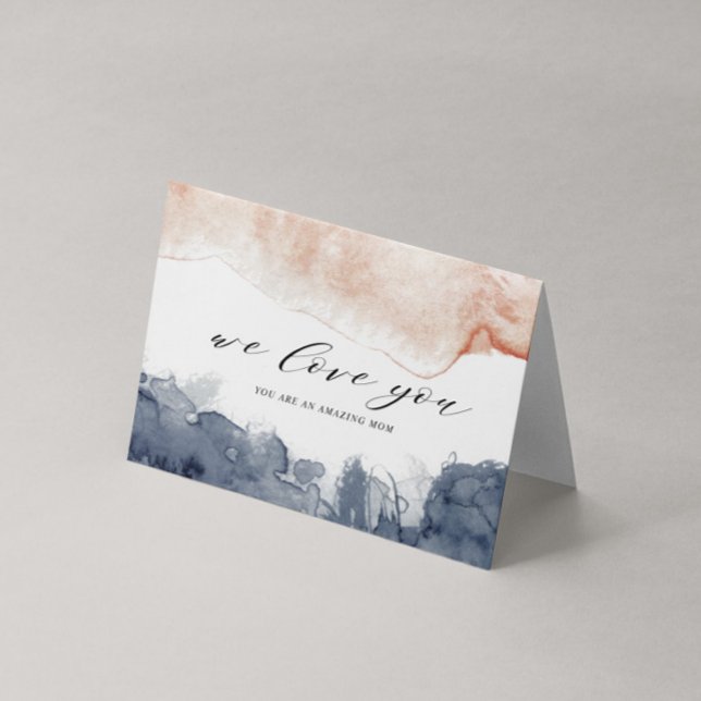 Tarjeta del Día de la Madre con tonos rosa y azul  (Subido por el creador)