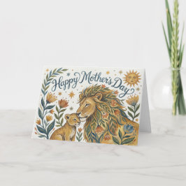 Tarjeta del Día de la Madre Construida por Tu Abra