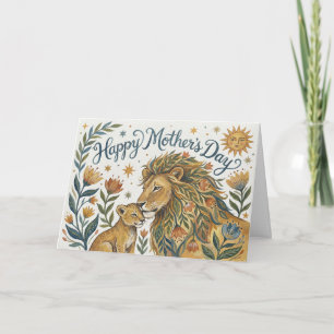 Tarjeta del Día de la Madre Construida por Tu Abra