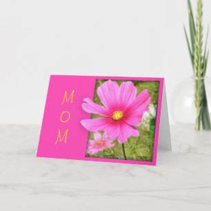 Tarjeta del Día de la Madre Cosmos