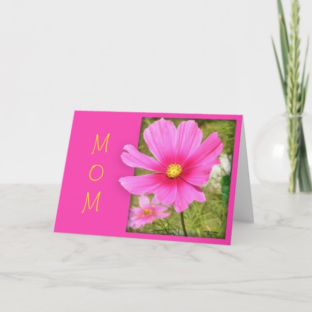 Tarjeta del Día de la Madre Cosmos (Anverso)
