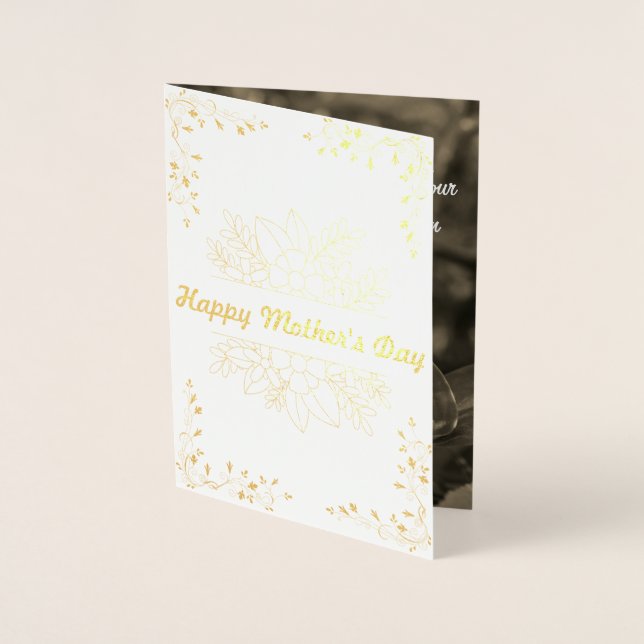 Tarjeta del Día de la Madre Cristiana (Anverso)