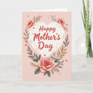 Tarjeta del Día de la Madre de Agradecimiento a Su
