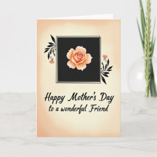 Tarjeta del Día de la Madre de Albaricoque Dulce