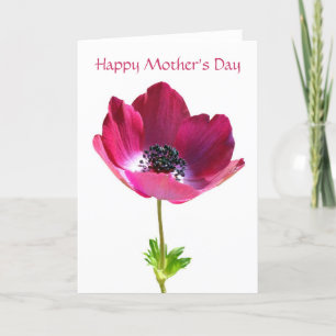 Tarjeta del Día de la Madre de Anemone