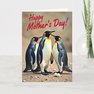 Tarjeta del Día de la Madre de Aves Acuáticas Amor