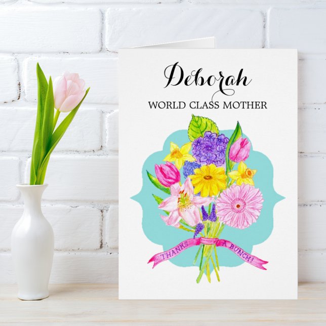 Tarjeta del Día de la Madre de Bouquet (Subido por el creador)