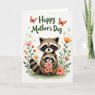 Tarjeta del Día de la Madre de Criatura Sonriente