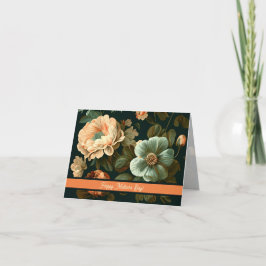 TARJETA DEL DÍA DE LA MADRE DE DISEÑO FLORAL DE VI