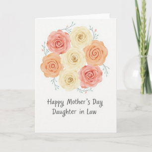 Tarjeta del Día de la Madre de Durazno Dulce