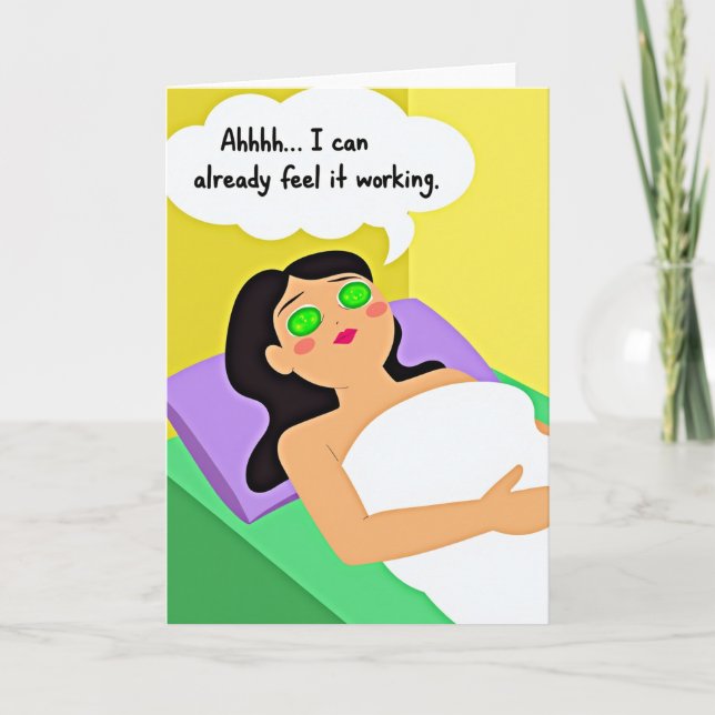 Tarjeta del Día de la Madre de Emerald Spa (Anverso)