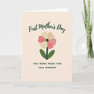 Tarjeta del Día de la Madre de Flor de Lunares