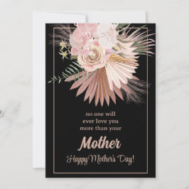 Tarjeta del Día de la Madre de Floral Rústico – Fl