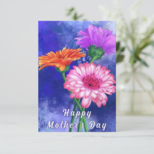 Tarjeta del Día de la Madre de Gerbera Daisy