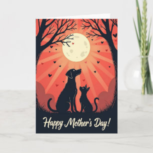 Tarjeta del Día de la Madre de Indigo Pets