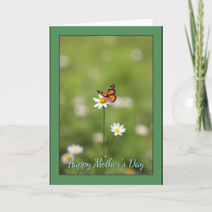 Tarjeta del Día de la Madre de Insecto Margarita