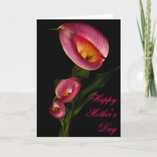 Tarjeta del Día de la Madre de la Calla Roja