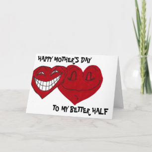 tarjeta del día de la madre de la esposa DIVERTIDA