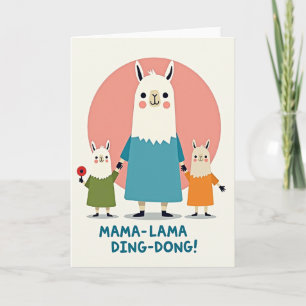 Tarjeta del Día de la Madre de la Familia de Camél