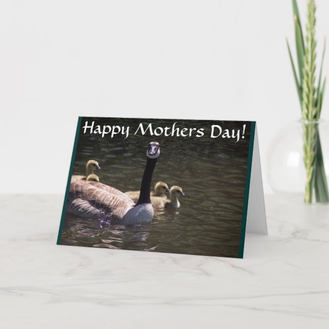 Tarjeta del Día de la Madre de la familia del (Anverso)